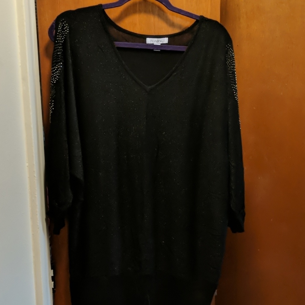 Lurex Cold Should 3/4 Light Sweater